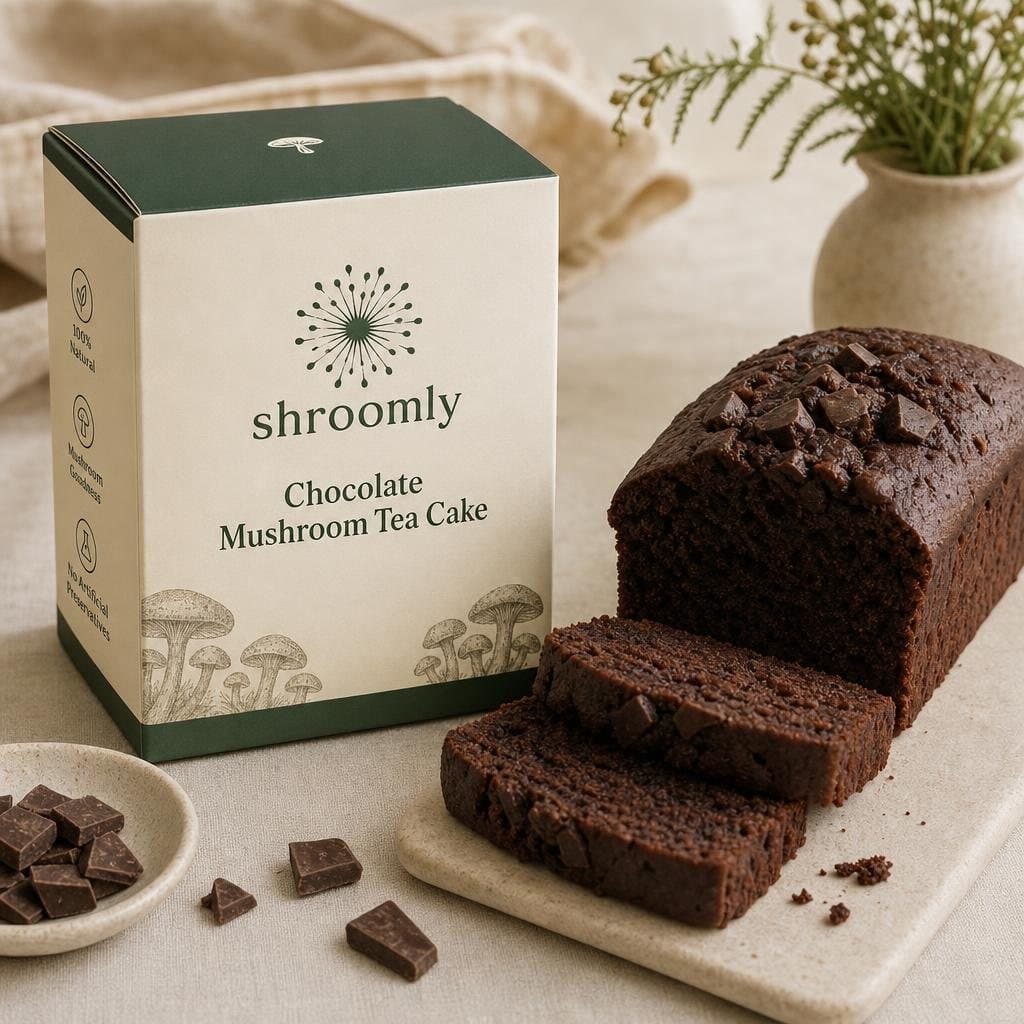 Chocolate Mushroom Tea Cake