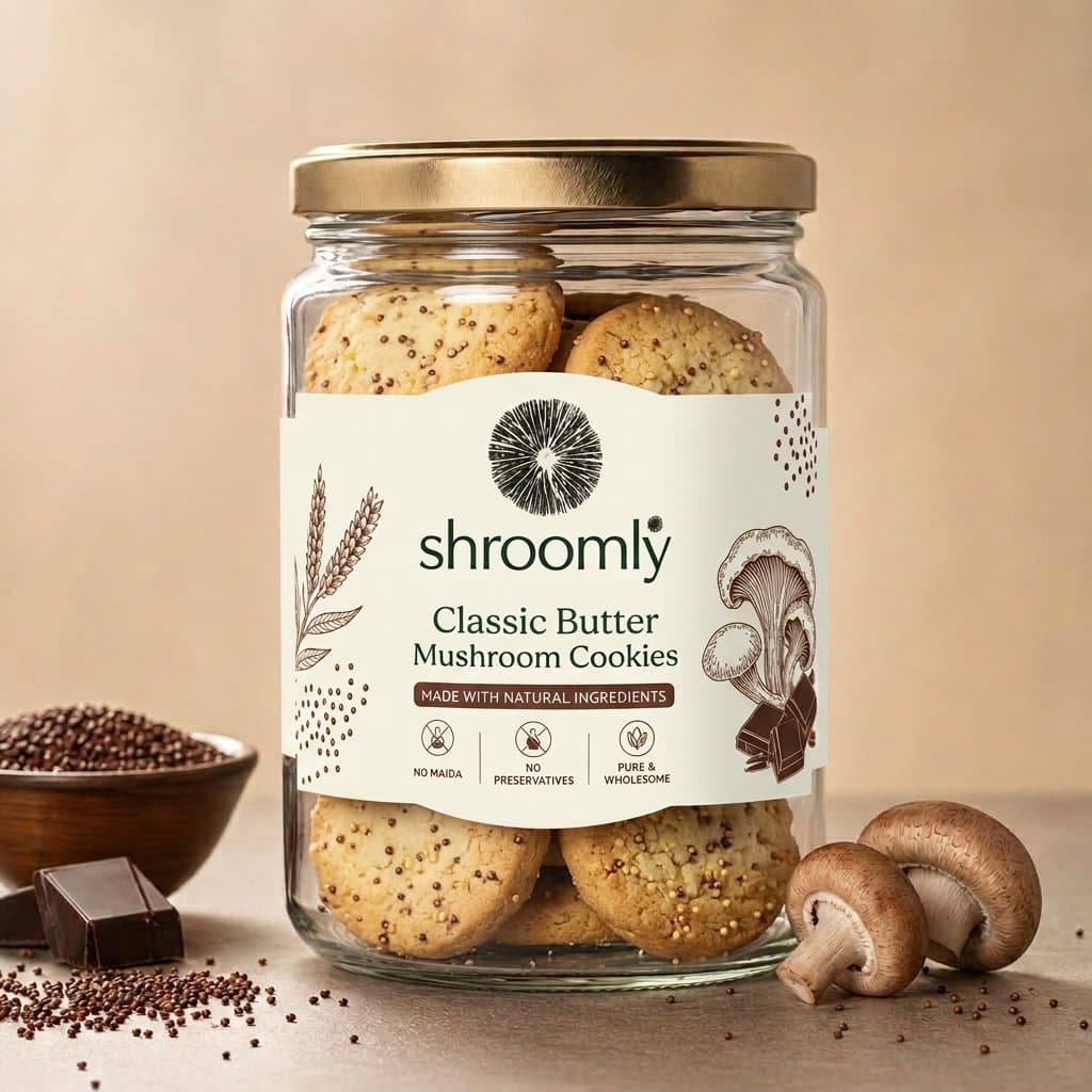 Classic Butter Mushroom Cookies